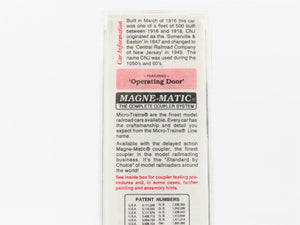 N Scale Micro-Trains MTL 28040 CNJ Jersey Central 40' Wood Boxcar #17235