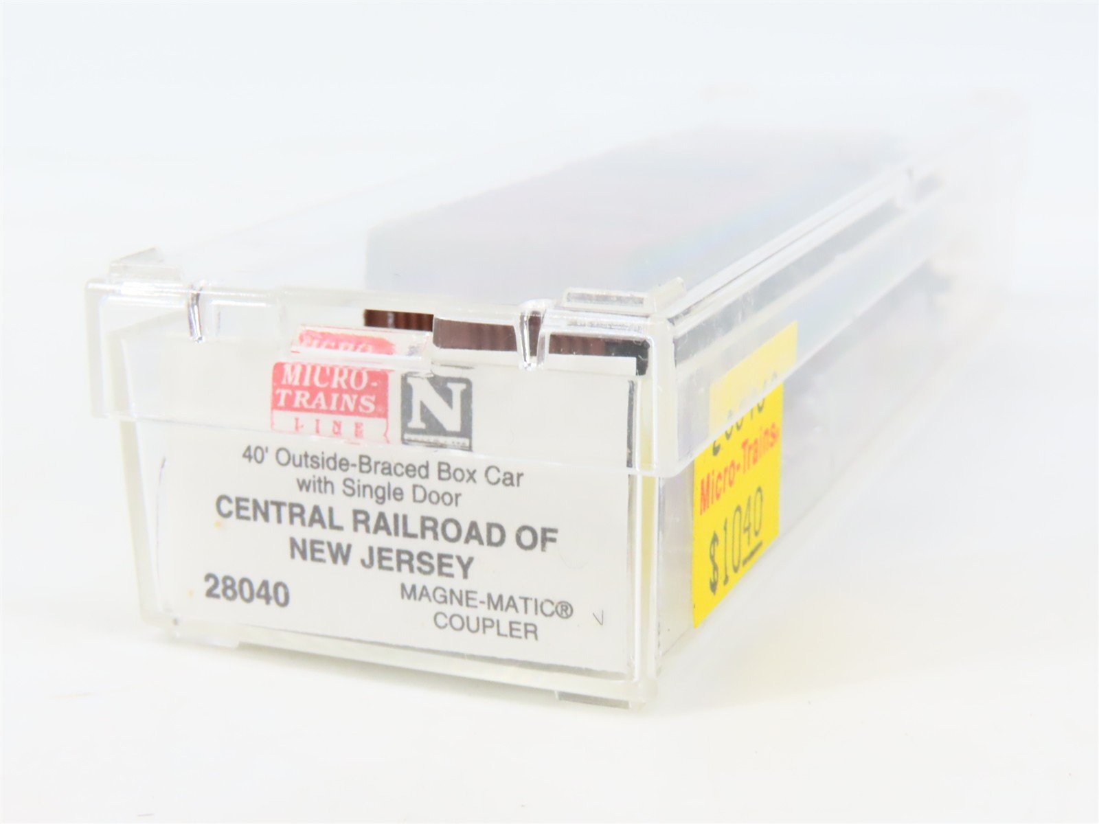 N Scale Micro-Trains MTL 28040 CNJ Jersey Central 40' Wood Boxcar #17235