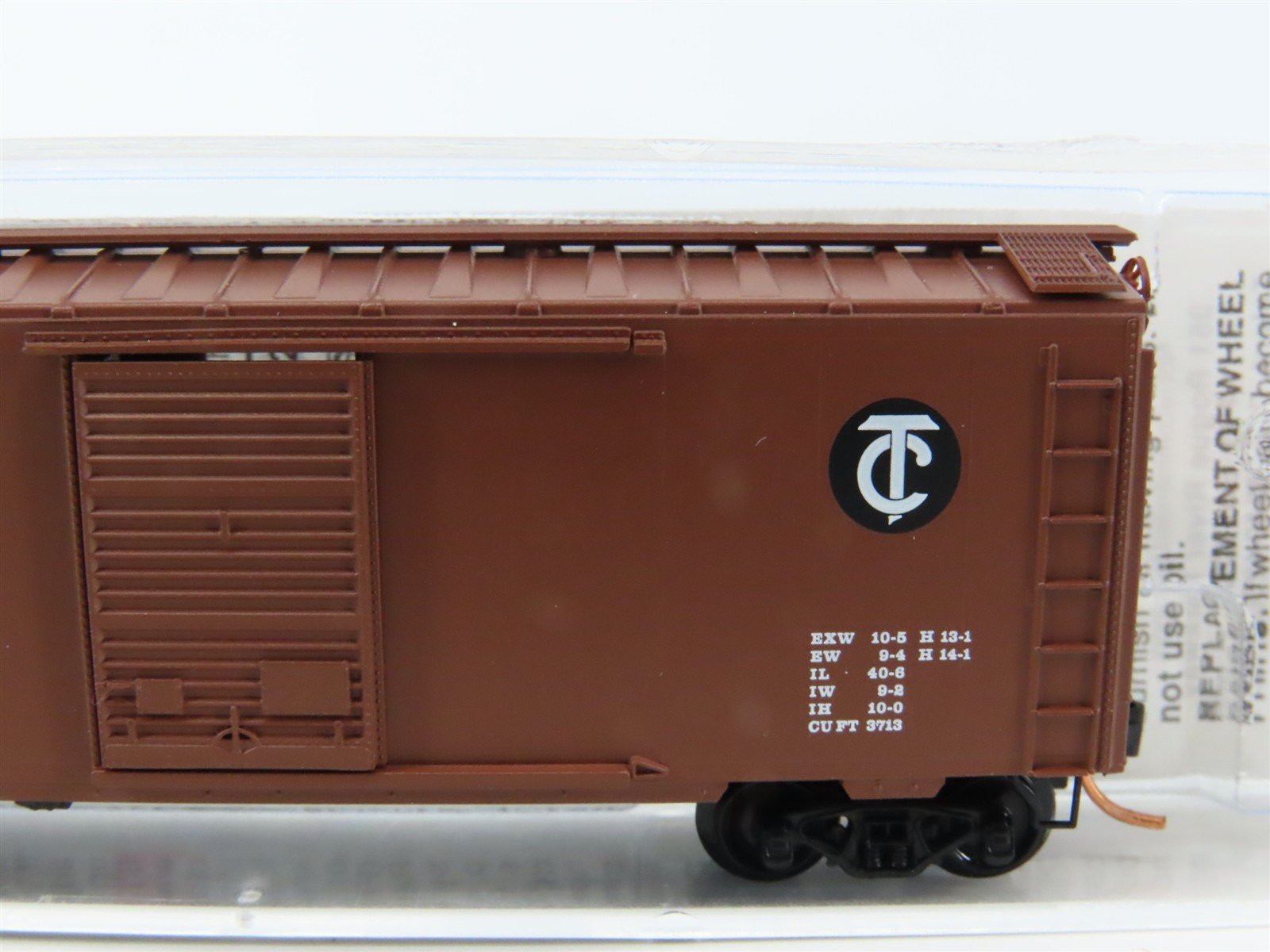 N Scale Micro-Trains MTL 20720 TC Tennessee Central 40' Standard Boxcar #7962