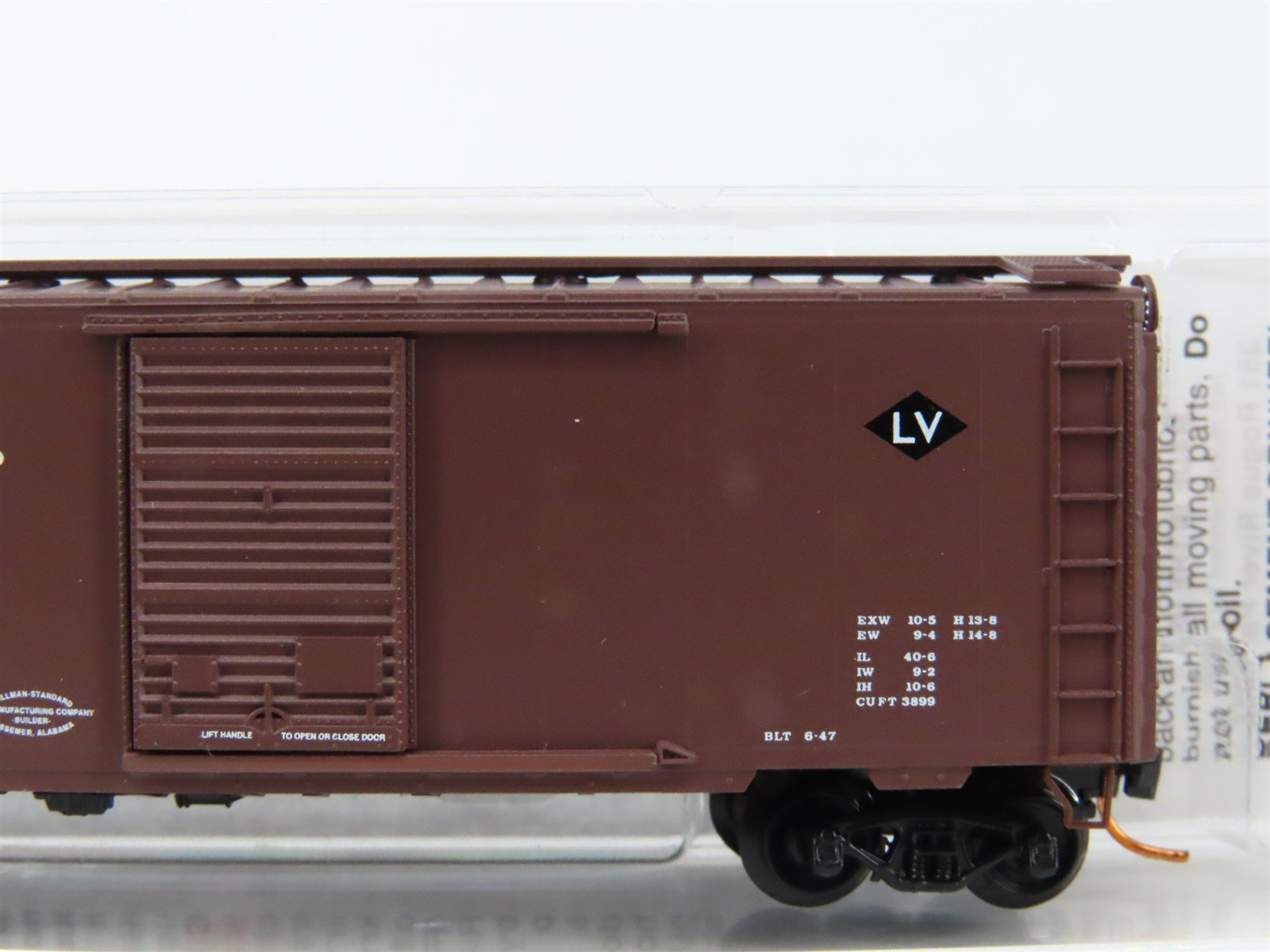 N Scale Micro-Trains MTL 02000786 LV Lehigh Valley 40' Standard Boxcar #62008