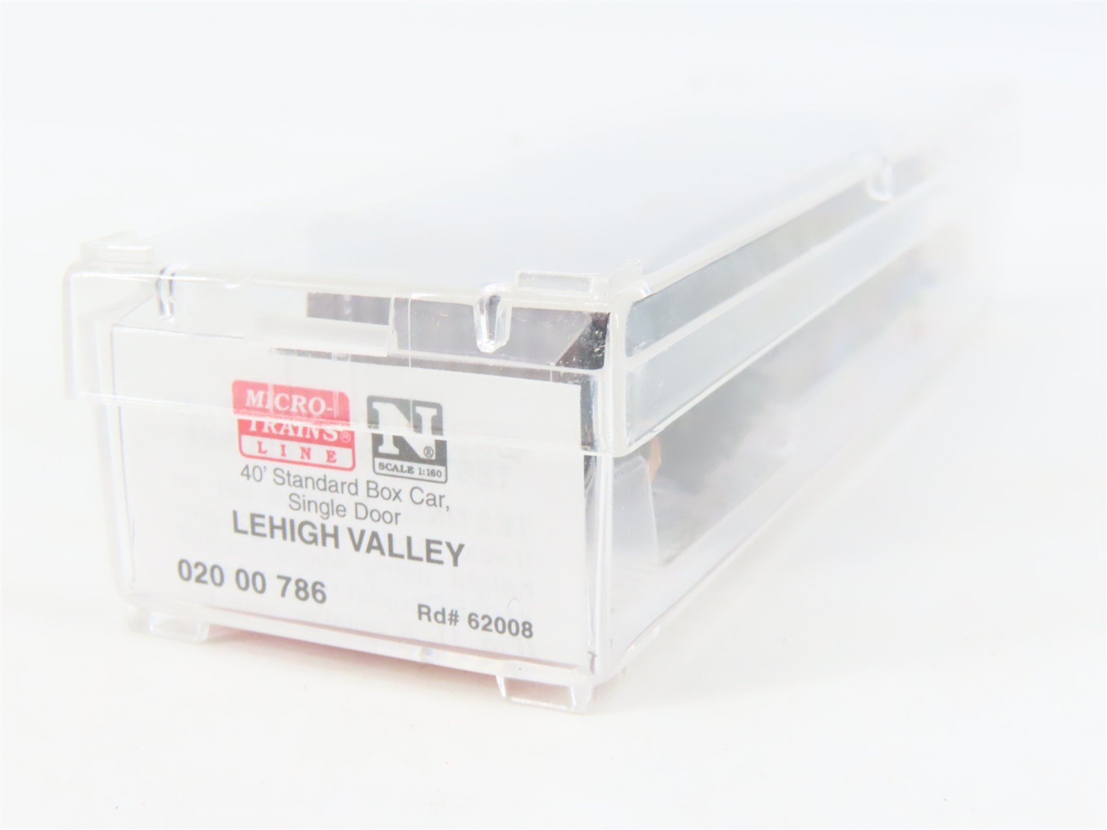 N Scale Micro-Trains MTL 02000786 LV Lehigh Valley 40' Standard Boxcar #62008