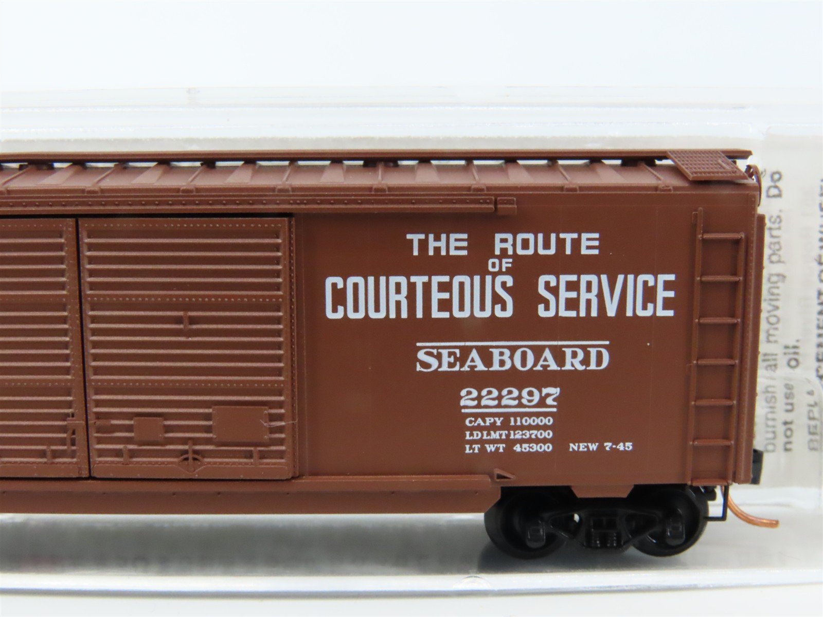 N Scale Micro-Trains MTL 23050 SAL Seaboard Air Line 40' Boxcar #22297