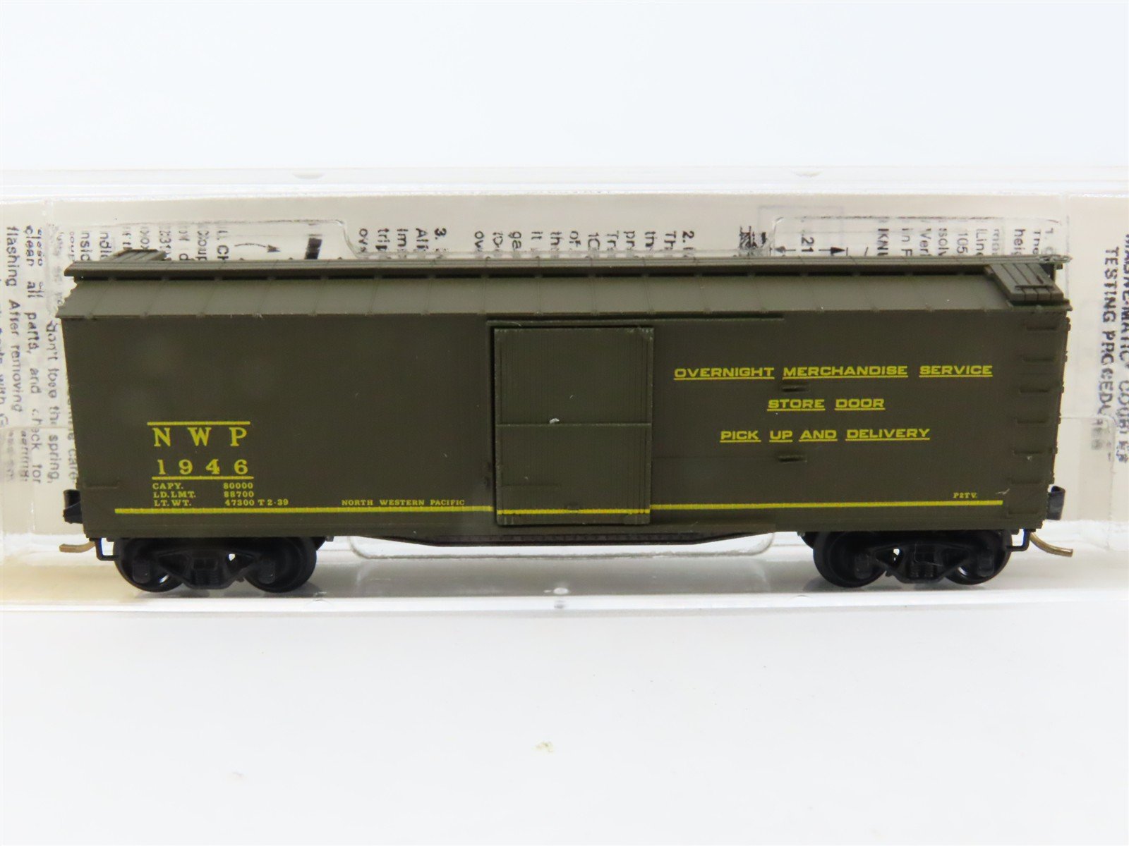 N Micro-Trains MTL 39140 NWP Northwestern Pacific 40' Standard Boxcar #1946