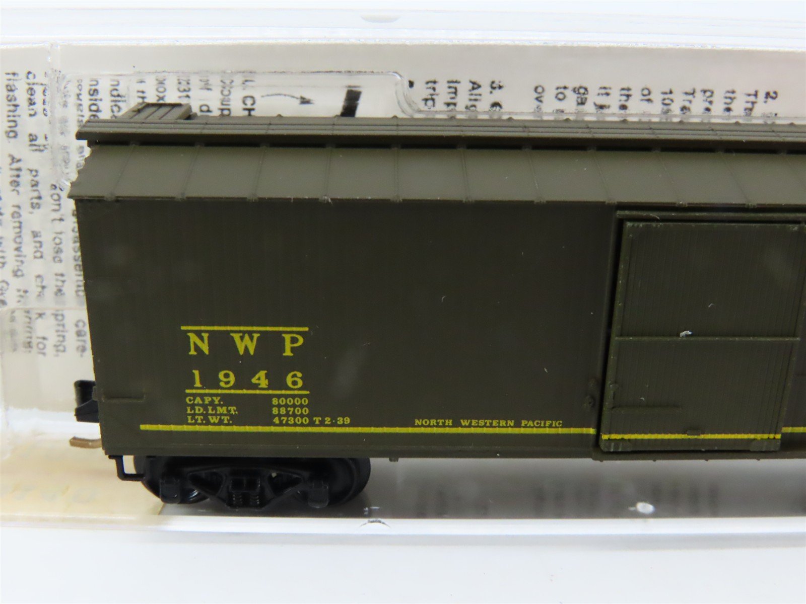 N Micro-Trains MTL 39140 NWP Northwestern Pacific 40' Standard Boxcar #1946