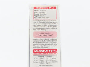 N Scale Micro-Trains MTL 33080 FEC Florida East Coast 50' Boxcar #5002