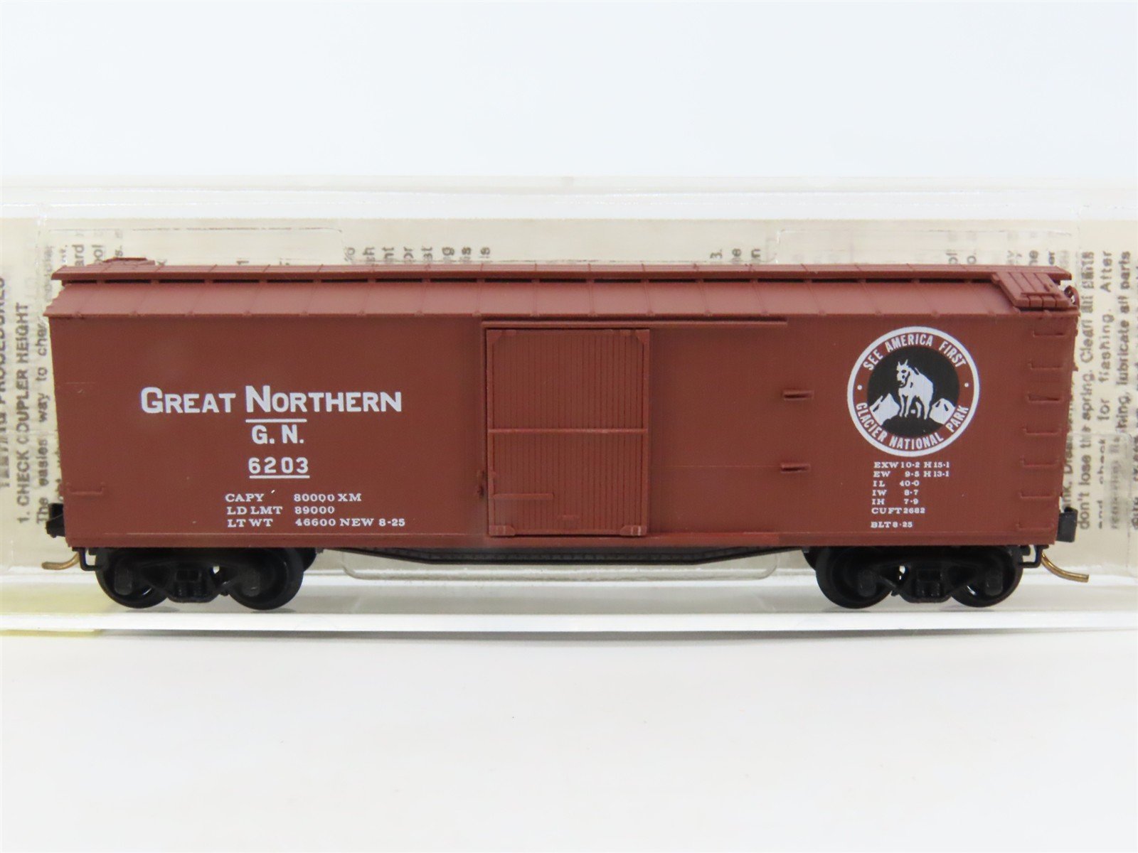 N Scale Micro-Trains/Kadee 42080 GN Great Northern 40' Boxcar #6203