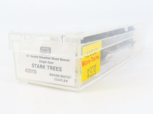N Scale Micro-Trains MTL 42010 Stark Trees 40' Wood Boxcar #22