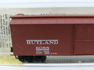 N Scale Micro-Trains MTL 39130 RUT Rutland 40' Wood Boxcar #6088