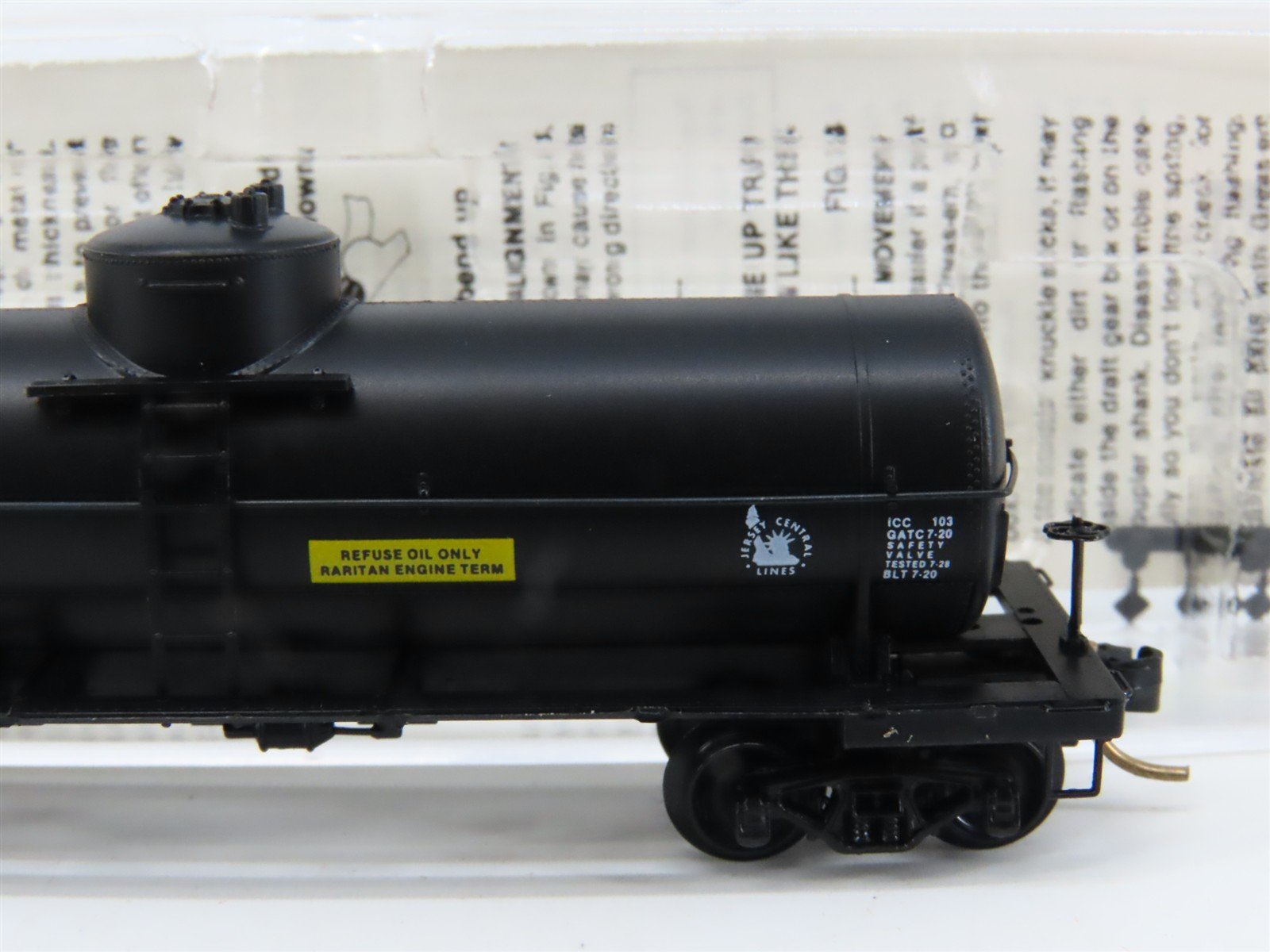N Scale Micro-Trains MTL 65290 CNJ Jersey Central 39' Single Dome Tankcar #95204