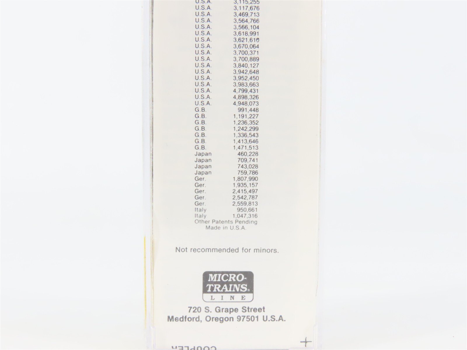 N Scale Micro-Trains MTL 50100 UP Union Pacific 34' Wood Caboose #3236