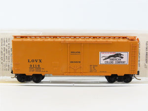N Scale Micro-Trains MTL 21190 LOVX American Colloid Co. 40' Boxcar #9116