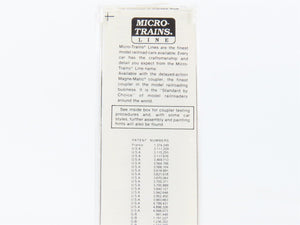 N Scale Micro-Trains MTL 21120 CN Canadian National 40' Standard Boxcar #290145