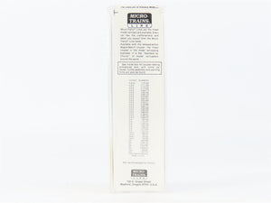 N Scale Micro-Trains MTL 48010 PRR Pennsylvania 50' Gondola #352719