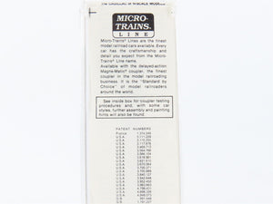 N Scale Micro-Trains MTL 48010 PRR Pennsylvania 50' Gondola #352719