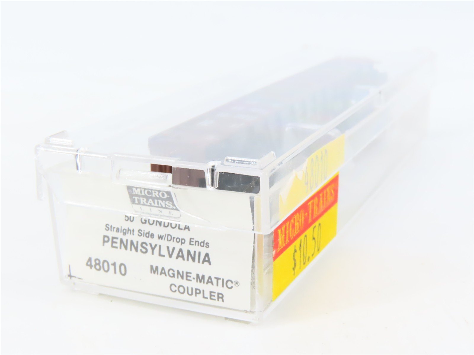 N Scale Micro-Trains MTL 48010 PRR Pennsylvania 50' Gondola #352719