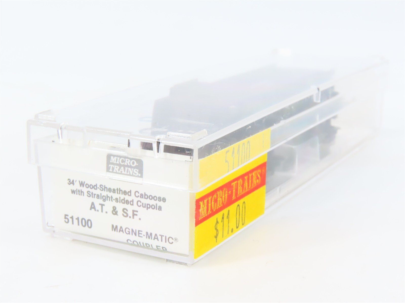 N Scale Micro-Trains MTL 51100 ATSF Santa Fe 34' Wood Caboose #1201