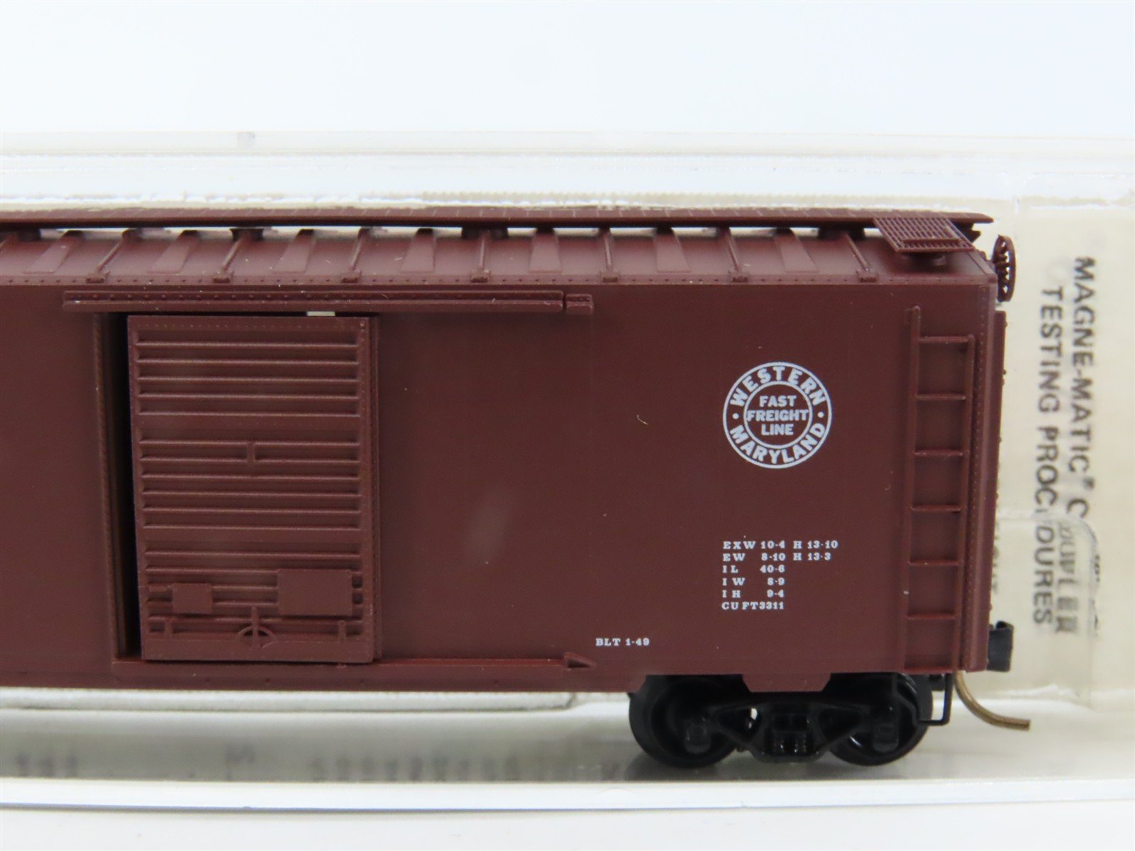 N Scale Micro-Trains/Kadee 20960 WM Western Maryland 40' Boxcar #27395