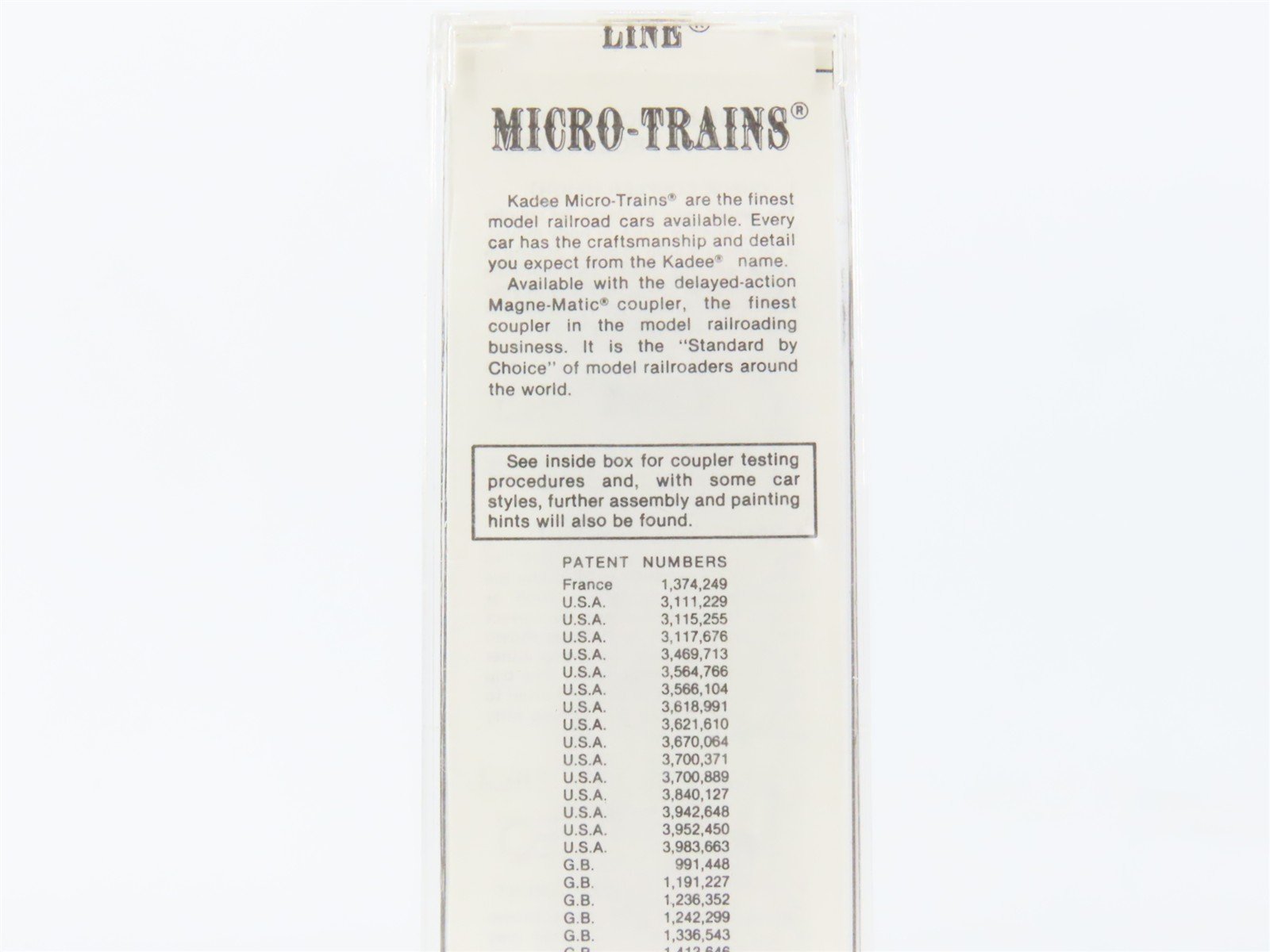 N Scale Micro-Trains/Kadee 20960 WM Western Maryland 40' Boxcar #27395
