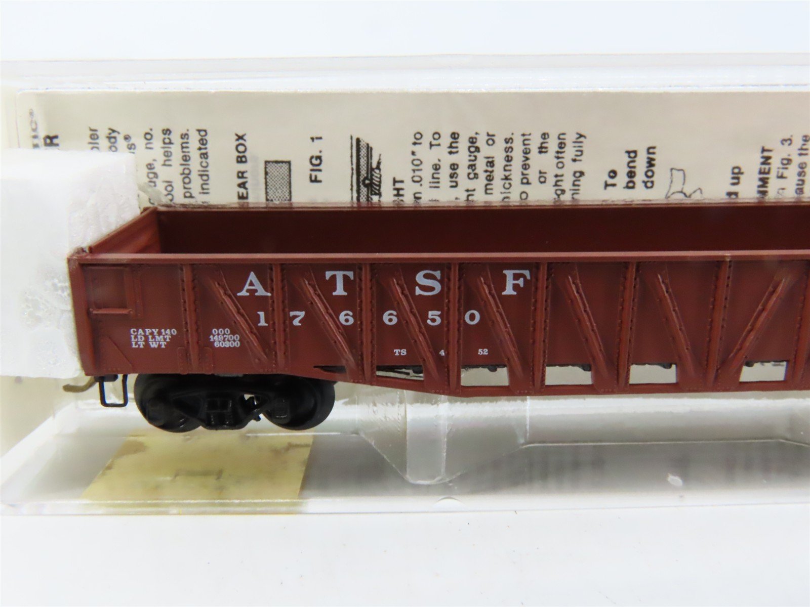 N Scale Micro-Trains MTL 62030 ATSF Santa Fe 50' Composite Gondola #176650