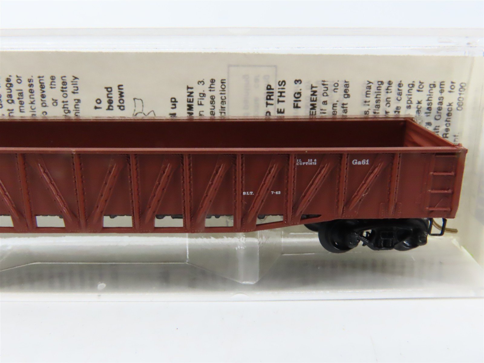 N Scale Micro-Trains MTL 62030 ATSF Santa Fe 50' Composite Gondola #176650