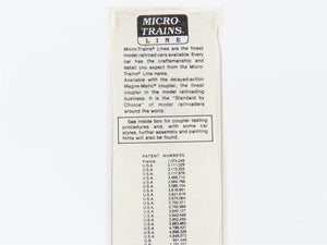 N Scale Micro-Trains MTL 62030 ATSF Santa Fe 50' Composite Gondola #176650