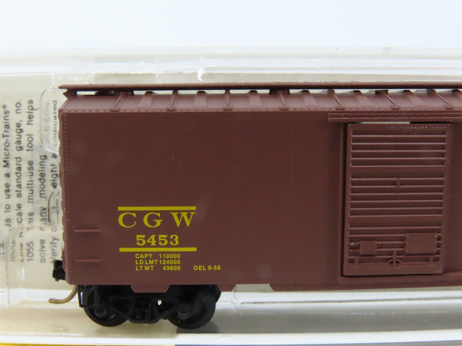 N Scale Micro-Trains MTL 20046 CGW Chicago Great Western 40' Boxcar #5453
