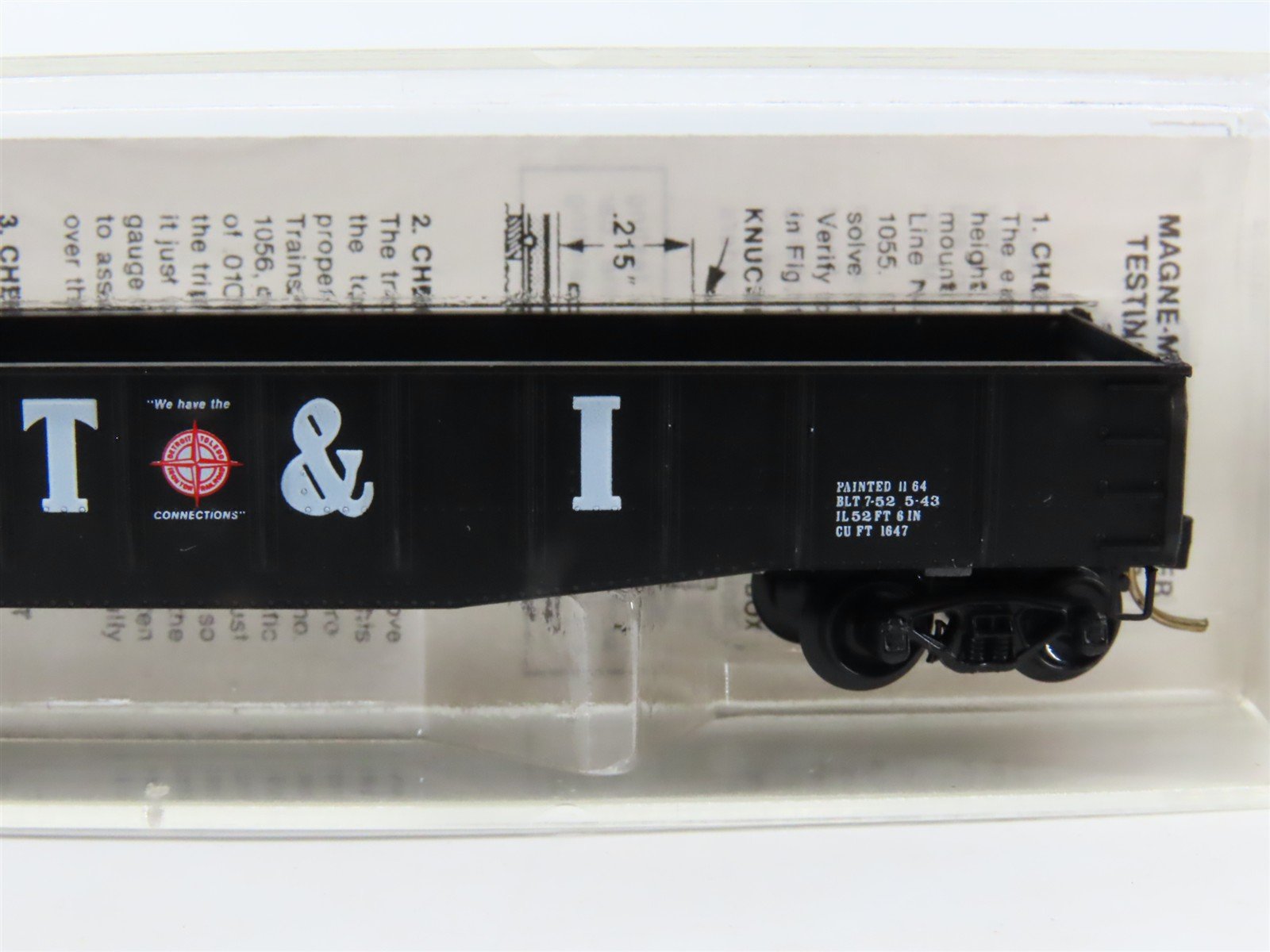 N Scale Micro-Trains MTL 46140 DT&I Detroit Toledo & Ironton 50' Gondola #9148