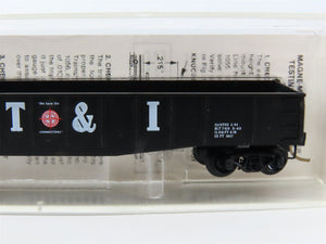 N Scale Micro-Trains MTL 46140 DT&I Detroit Toledo & Ironton 50' Gondola #9148
