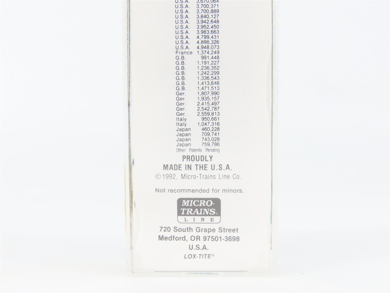 N Scale Micro-Trains MTL 34020 PC Penn Central 50' Standard Boxcar #174707