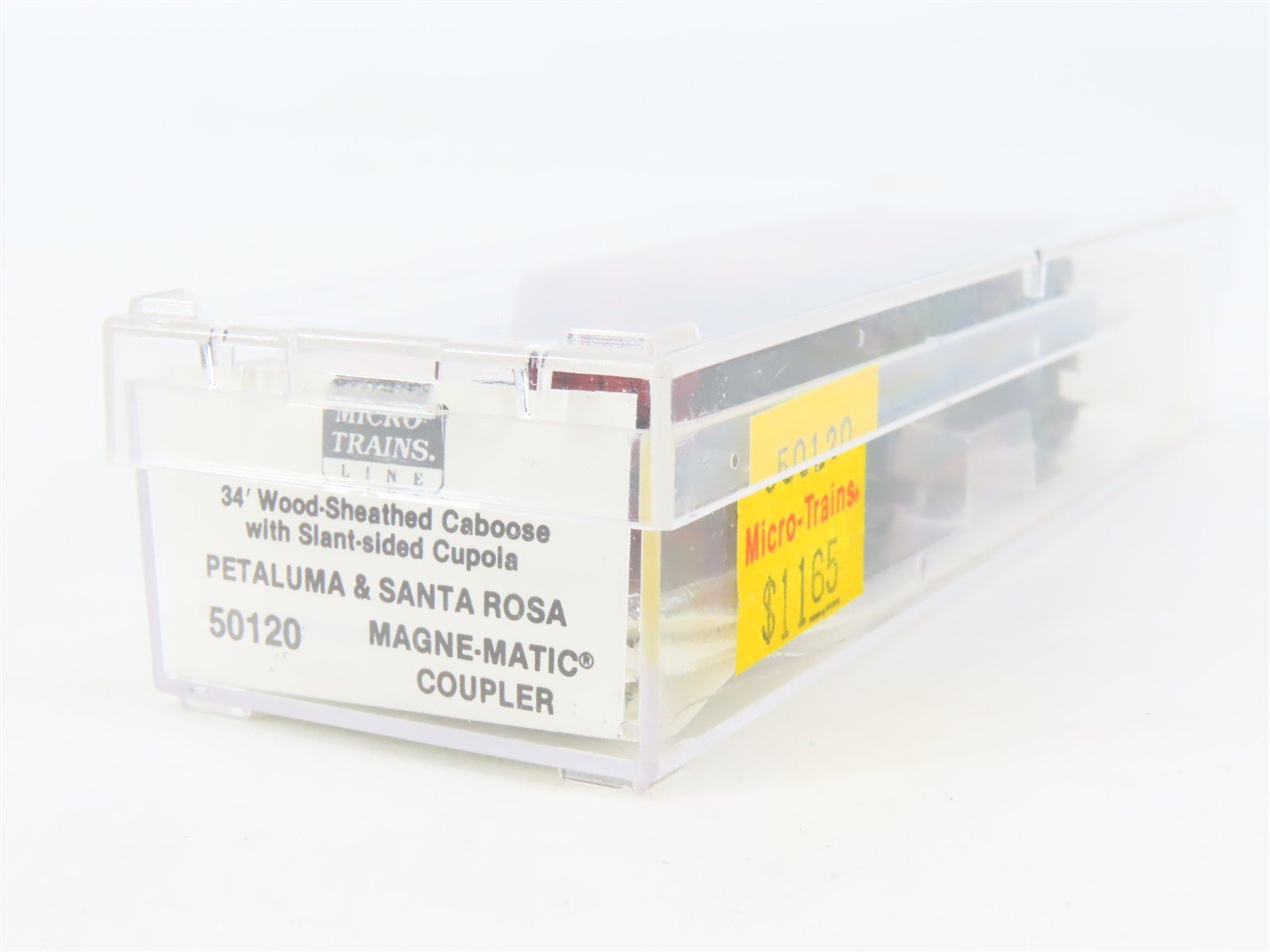 N Scale Micro-Trains MTL 50120 Petaluma & Santa Rosa 34' Wood Caboose