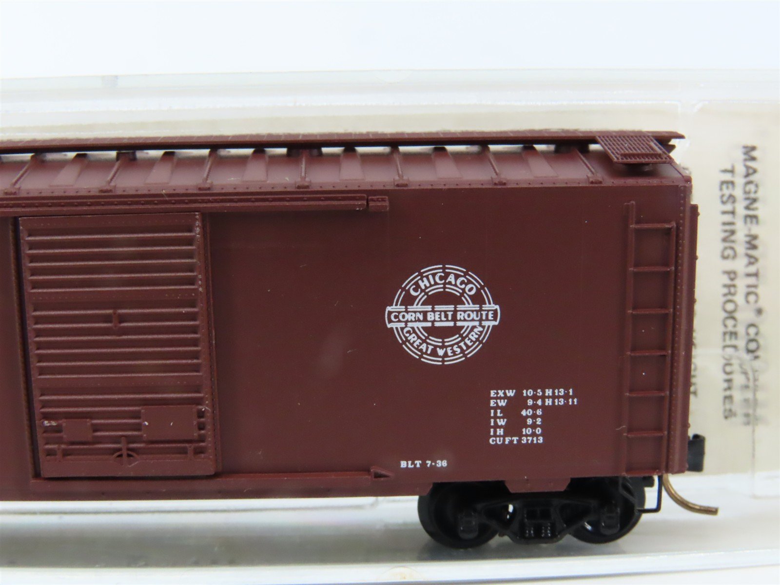 N Scale Micro-Trains/Kadee 20950 CGW Chicago Great Western 40' Boxcar #91099