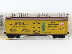 N Scale Micro-Trains MTL 49390 URTC Mobile & Ohio 40' Wood Reefer #24013