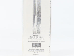 N Scale Micro-Trains MTL 49390 URTC Mobile & Ohio 40' Wood Reefer #24013