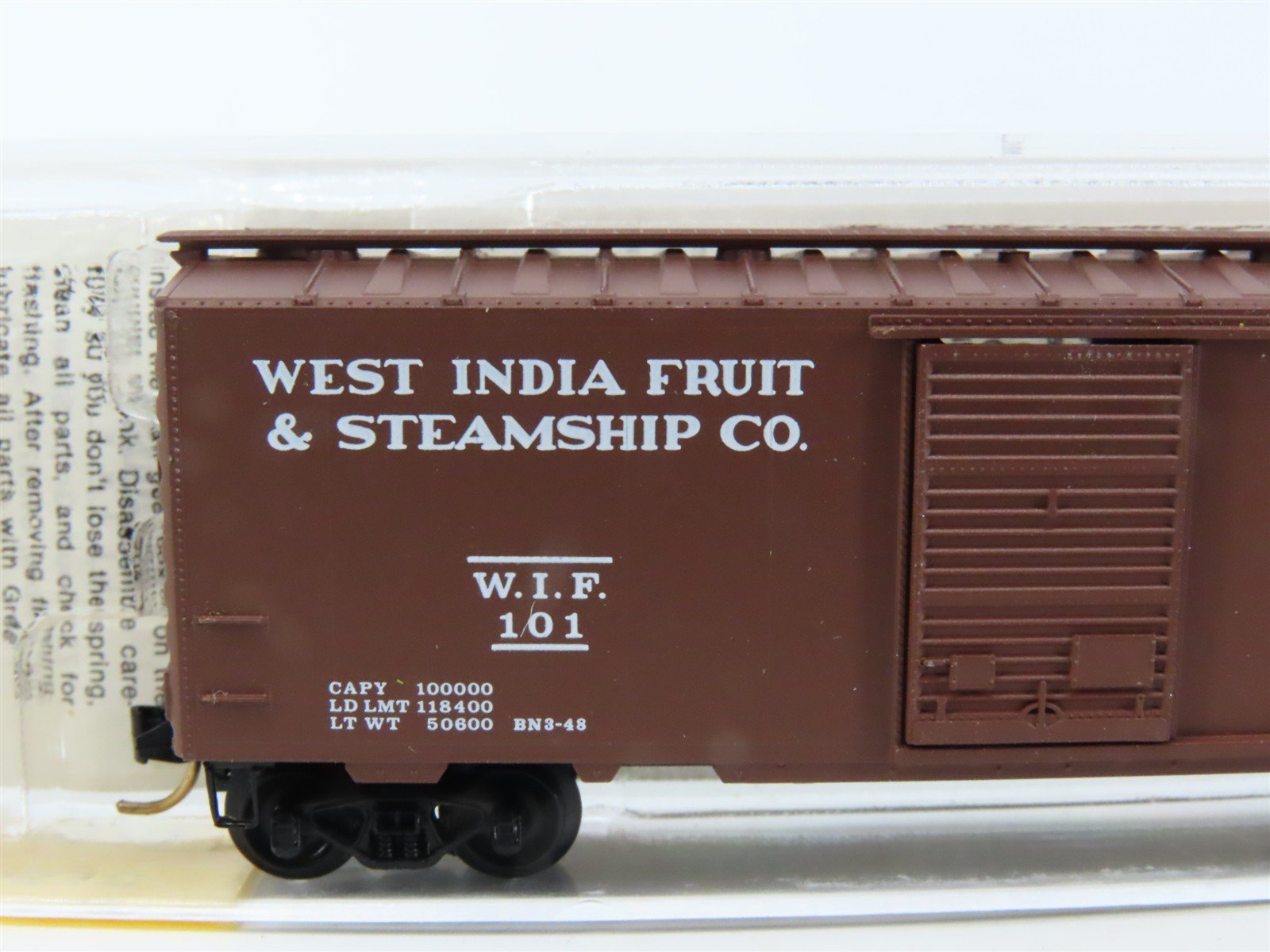 N Scale Micro-Trains MTL 20630 WIF West India Fruit Co. 40' Boxcar #101