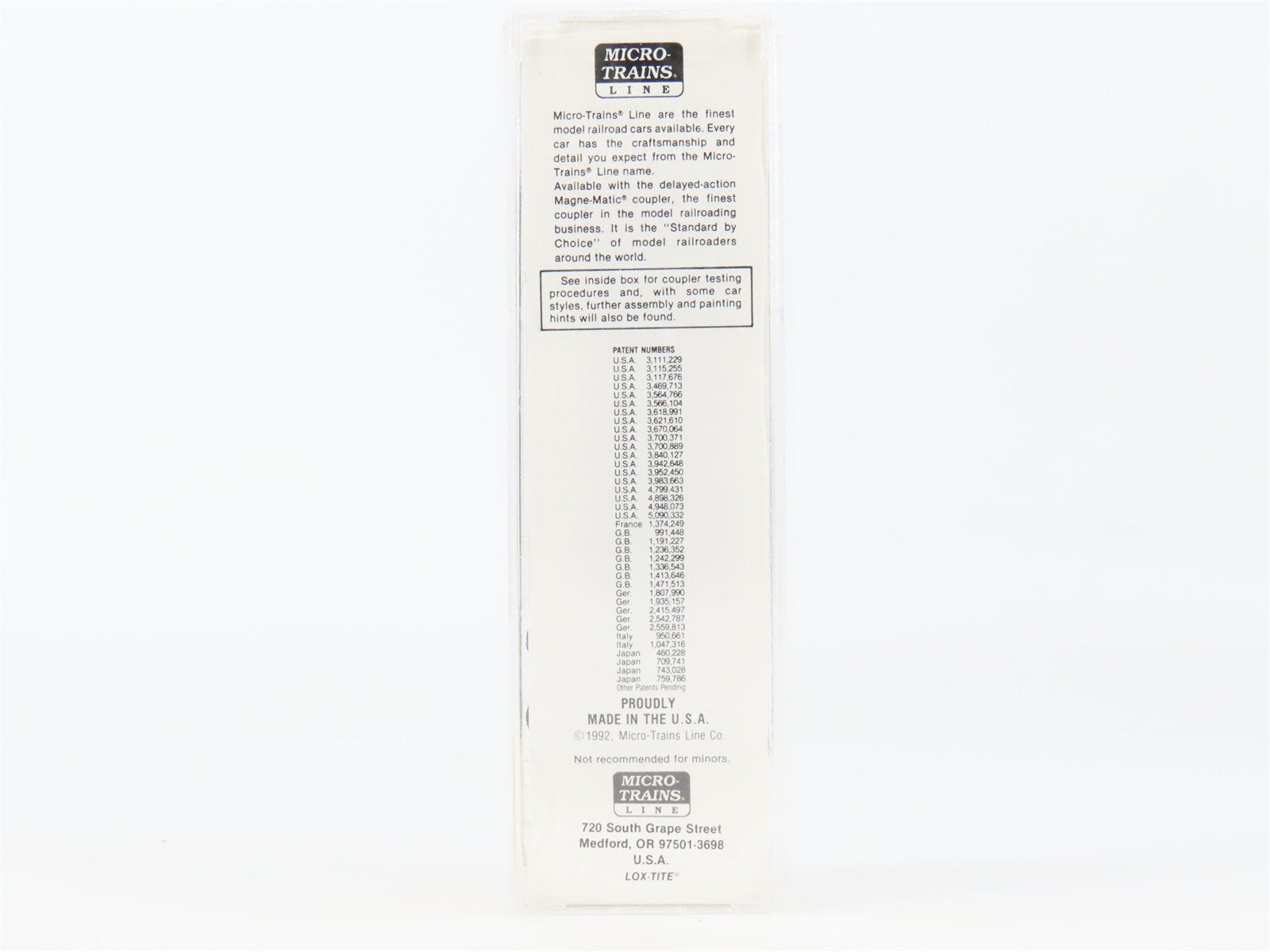 N Scale Micro-Trains MTL 20630 WIF West India Fruit Co. 40' Boxcar #101