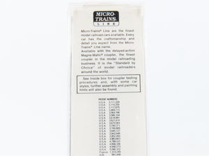 N Scale Micro-Trains MTL 20630 WIF West India Fruit Co. 40' Boxcar #101