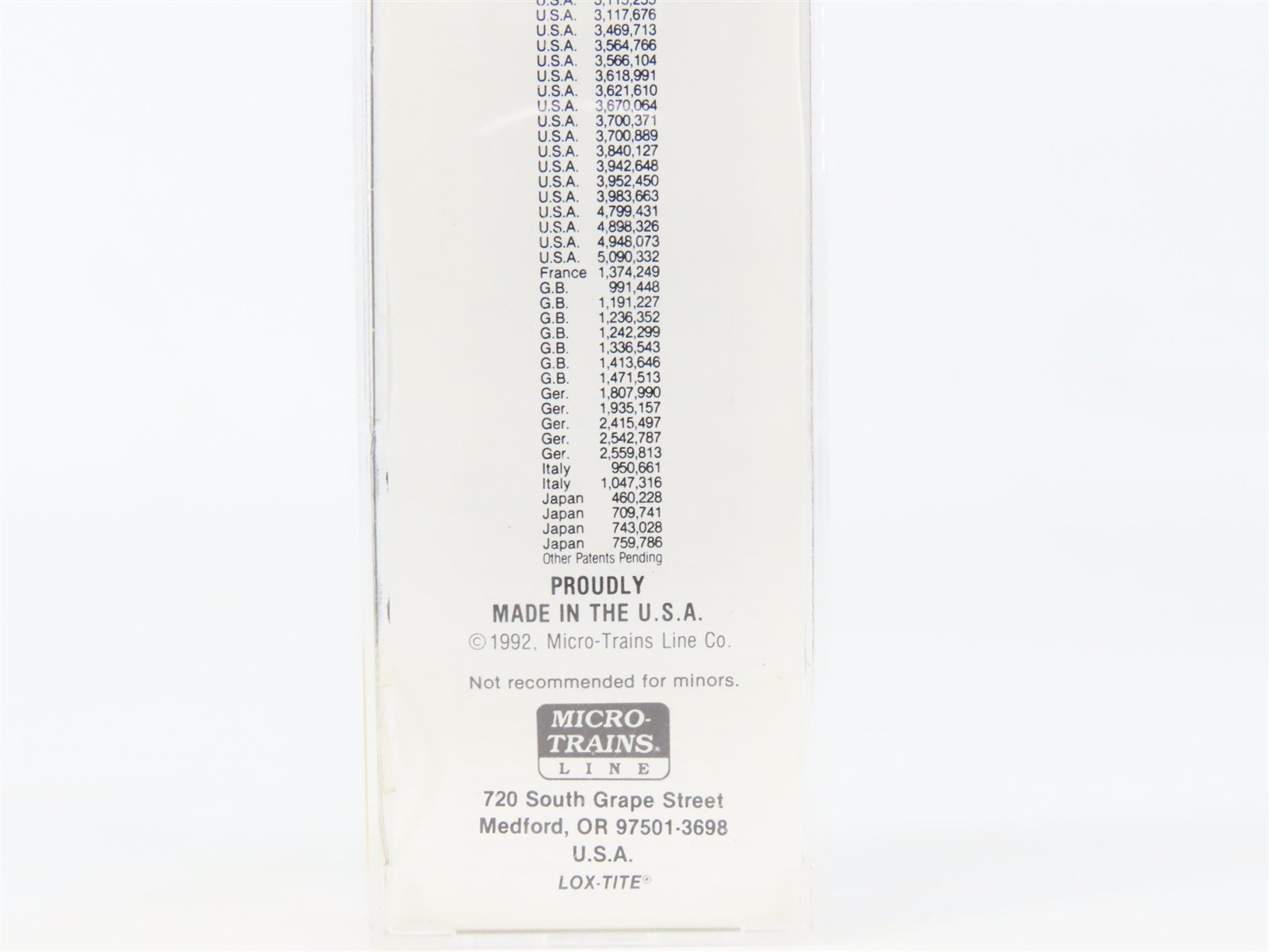 N Scale Micro-Trains MTL 20630 WIF West India Fruit Co. 40' Boxcar #101