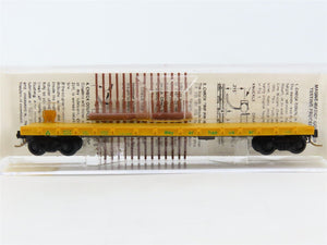 N Scale Micro-Trains/Kadee 44050 WTCX Weyerhaeuser 50' Flatcar #44056