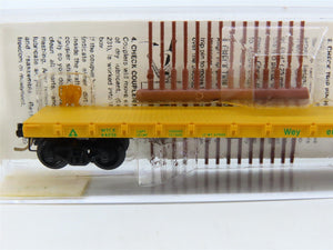 N Scale Micro-Trains/Kadee 44050 WTCX Weyerhaeuser 50' Flatcar #44056