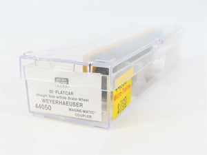 N Scale Micro-Trains/Kadee 44050 WTCX Weyerhaeuser 50' Flatcar #44056