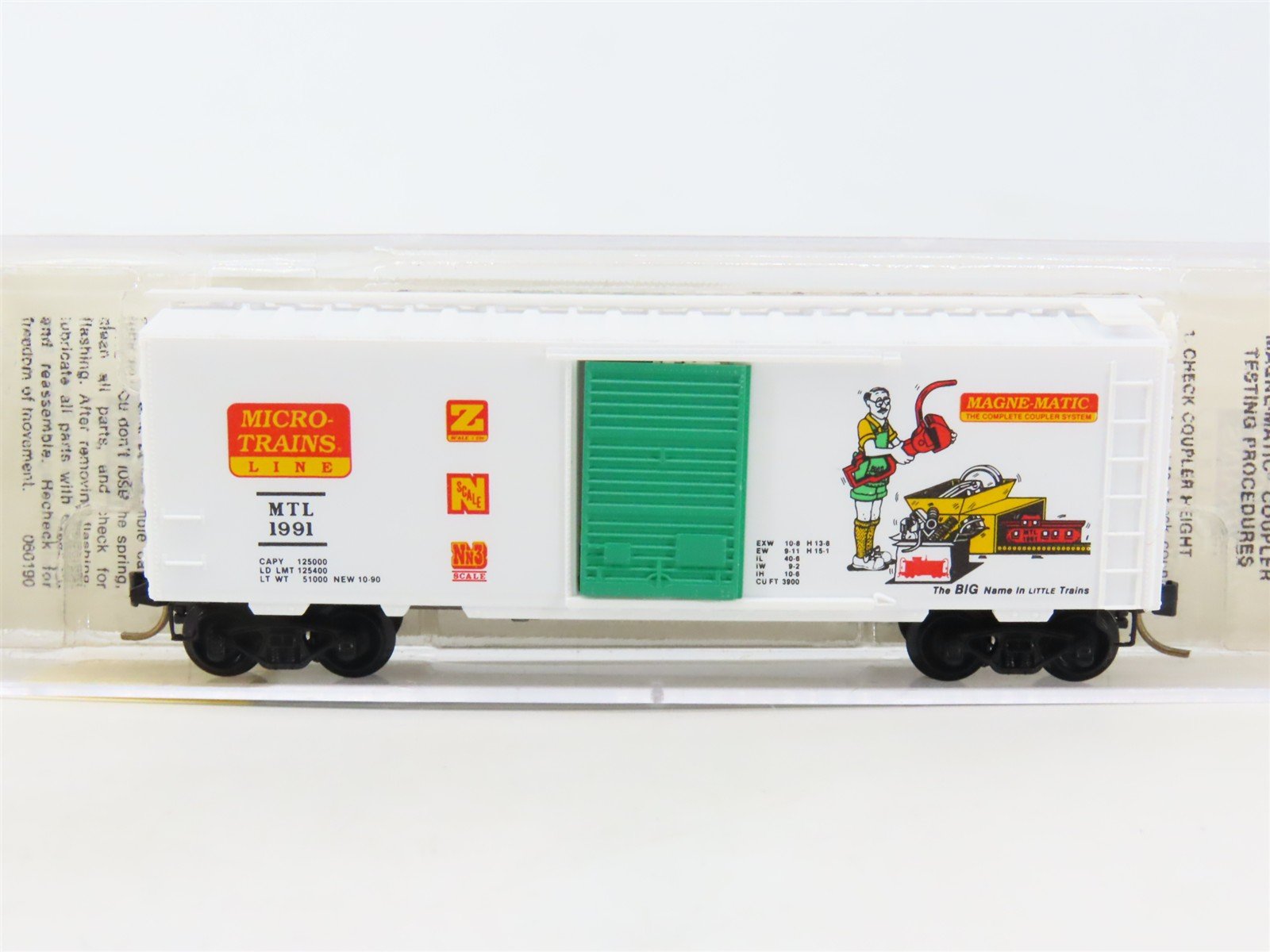 N Scale Micro-Trains MTL 20086 Micro-Trains 40' Standard Boxcar #1991