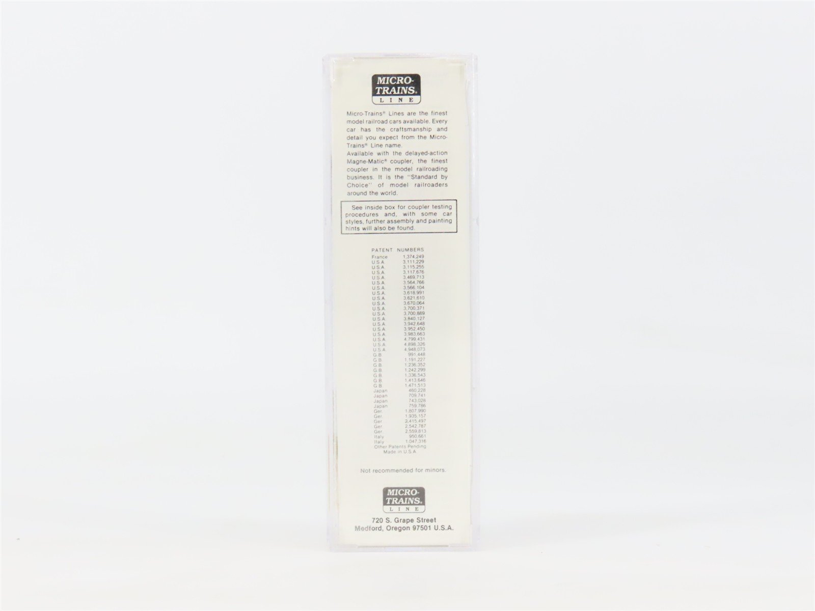 N Scale Micro-Trains MTL 20086 Micro-Trains 40' Standard Boxcar #1991