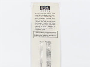 N Scale Micro-Trains MTL 20086 Micro-Trains 40' Standard Boxcar #1991