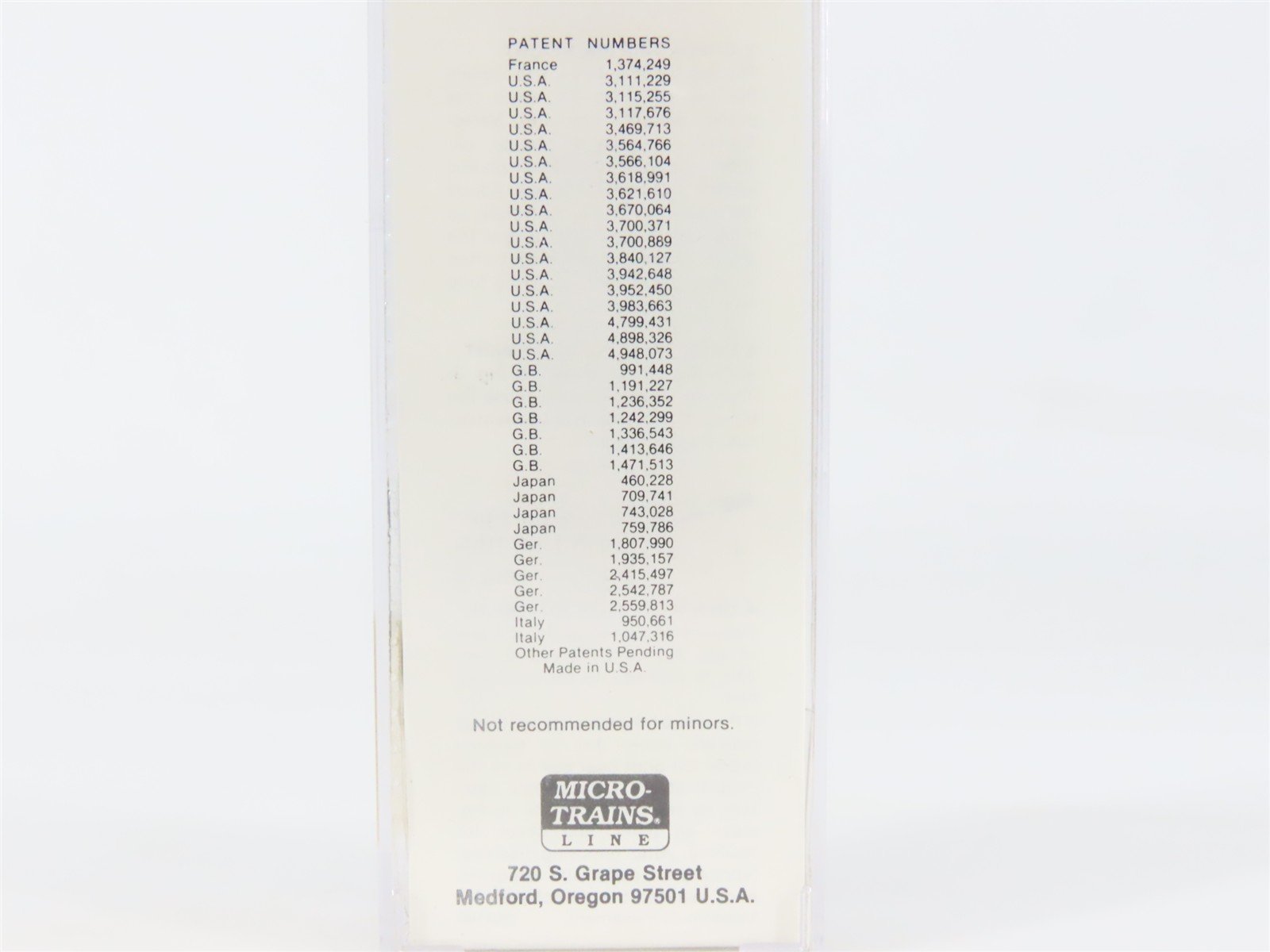 N Scale Micro-Trains MTL 20086 Micro-Trains 40' Standard Boxcar #1991