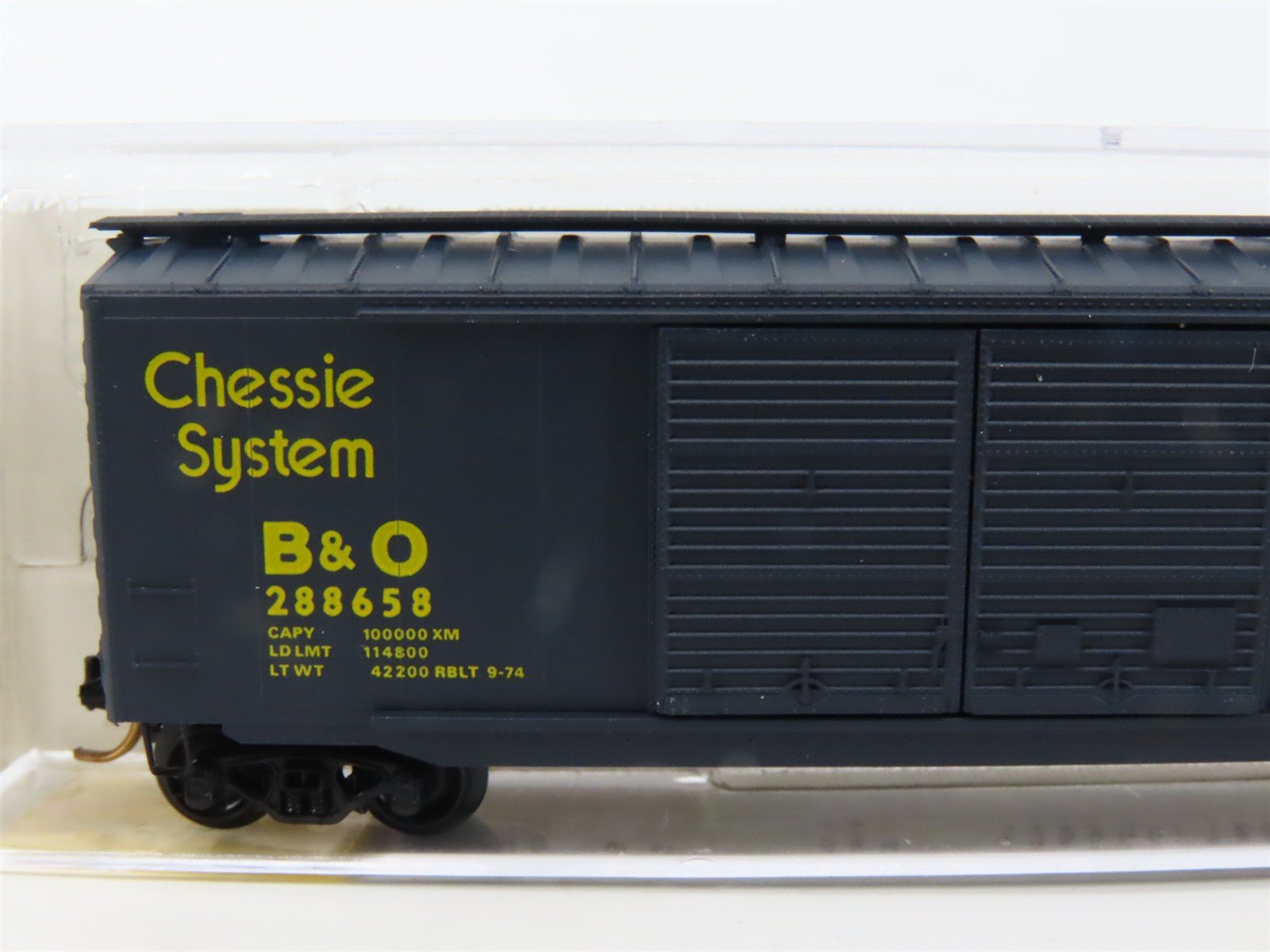 N Scale Micro-Trains MTL 34010 B&O Baltimore & Ohio 50' Standard Boxcar #288658