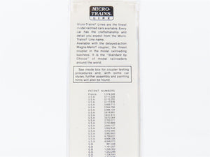 N Scale Micro-Trains MTL 34010 B&O Baltimore & Ohio 50' Standard Boxcar #288658