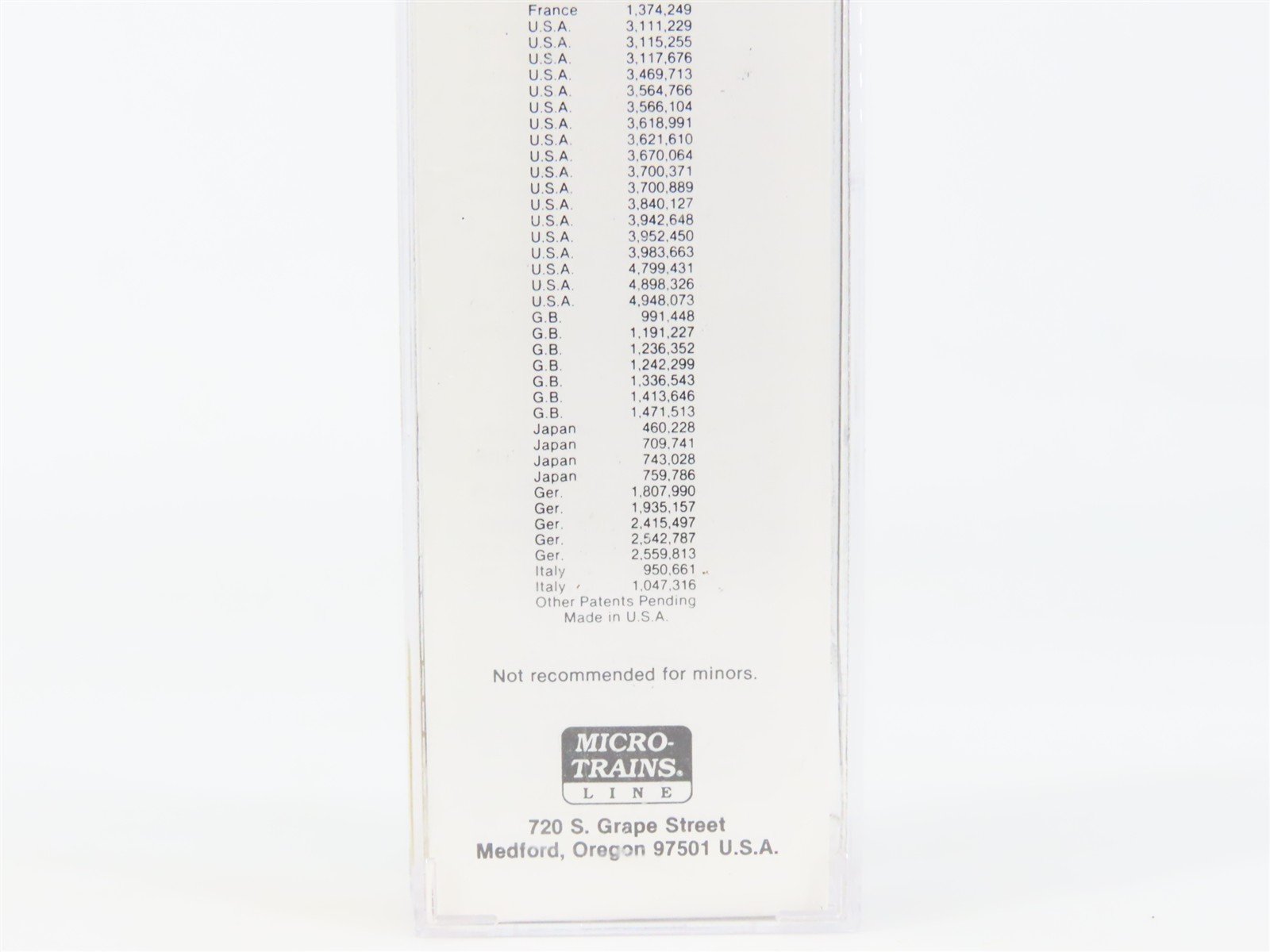 N Scale Micro-Trains MTL 34010 B&O Baltimore & Ohio 50' Standard Boxcar #288658