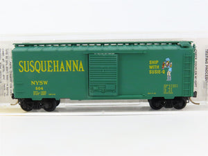 N Scale Micro-Trains MTL 20670 NWSW Susquehanna 40' Standard Boxcar #504