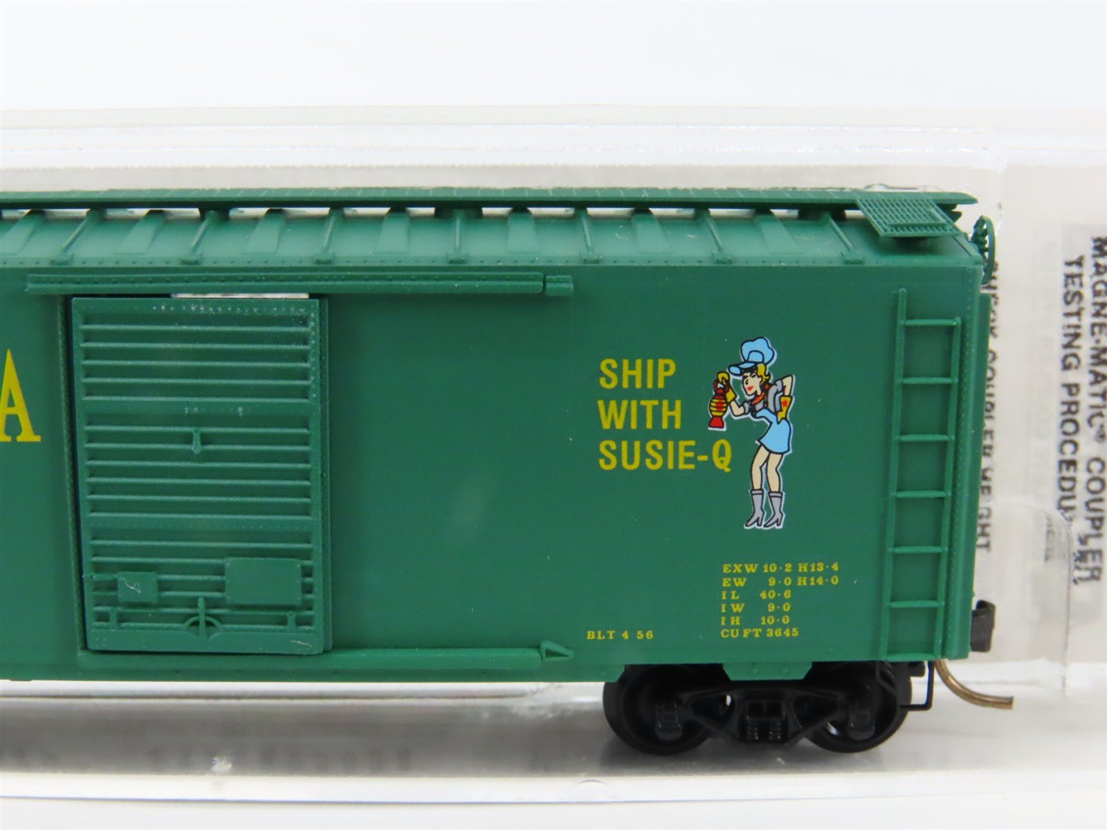 N Scale Micro-Trains MTL 20670 NWSW Susquehanna 40' Standard Boxcar #504