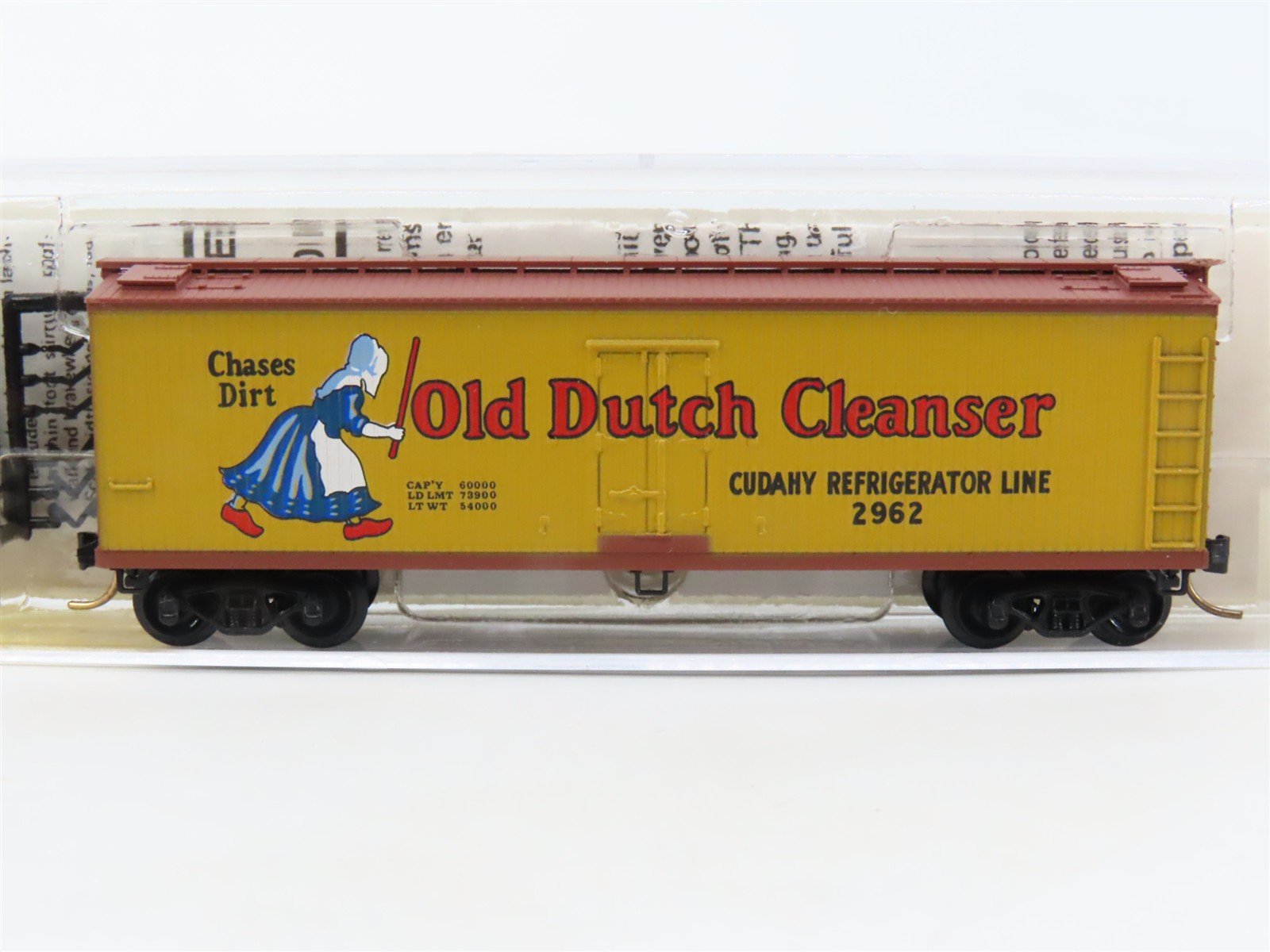 N Scale Micro-Trains MTL 49010 Cudahy/Old Dutch 40' Wood Reefer #2962